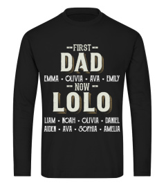 First Dad - Now Lolo - Personalized Names - Favitee