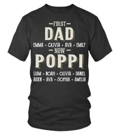 First Dad - Now Poppi - Personalized Names - Favitee