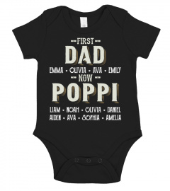 First Dad - Now Poppi - Personalized Names - Favitee