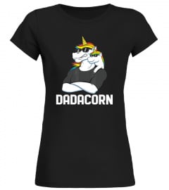 Mens Dadacorn Shirt Fathers day Unicorn Dad 