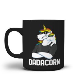 Mens Dadacorn Shirt Fathers day Unicorn Dad 