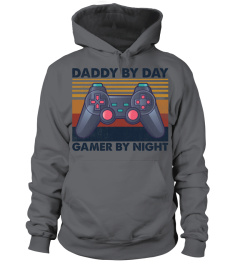 Daddy By Day Gamer By Night T-Shirt, Gaming Dad Gift, Gamer Dad Shirt, New Dad, Fathers Day, Dad Level Unlocked, Video Game, Daddy To Be