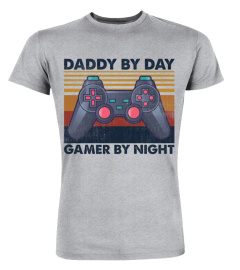 Daddy By Day Gamer By Night T-Shirt, Gaming Dad Gift, Gamer Dad Shirt, New Dad, Fathers Day, Dad Level Unlocked, Video Game, Daddy To Be