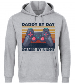 Daddy By Day Gamer By Night T-Shirt, Gaming Dad Gift, Gamer Dad Shirt, New Dad, Fathers Day, Dad Level Unlocked, Video Game, Daddy To Be