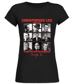 THANK YOU FOR THE CHRISTOPHER LEE