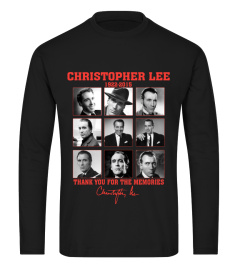 THANK YOU FOR THE CHRISTOPHER LEE