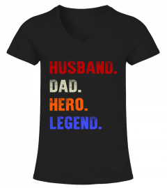 Husband dad hero legend Shirt
