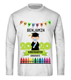 Personalized White Boy Congrats Pencils