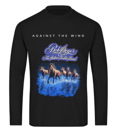 Bob Seger Custom t Shirt. Bob Seger & The silver bullet band-Against the wind