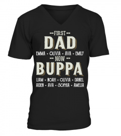 First Dad - Now Buppa - Personalized Names