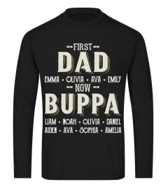 First Dad - Now Buppa - Personalized Names