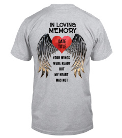 Family In Love Memory Heart Custom Shirt Ver 2