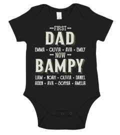 First Dad - Now Bampy - Personalized names