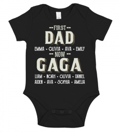 First Dad - Now Gaga - Personalized names