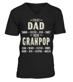 First Dad - Now Granpop - Personalized names