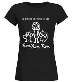 Personnaliser meilleur ami pour la vie garçon et chat