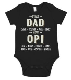 First Dad - Now Papa - Personalized Names