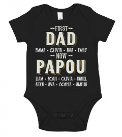 First Dad - Now Papou - Personalized names
