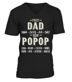 First Dad - Now Popop - Personalized names