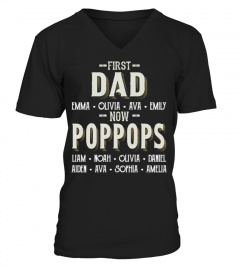 First Dad - Now Poppops - Personalized names