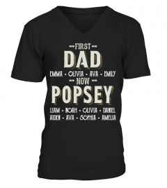 First Dad - Now Popsey - Personalized names