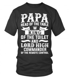 Papa head of the table