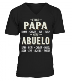 First Papa- Now Abuelo - Personalized Names
