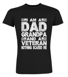 I am a dad grandpa and a veteran Shirt