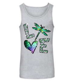 Love Dragonfly T-Shirt, Dragonfly Heart Shirt,  Girls Love Dragonflies, Dragonfly Art, Gift For Her, Spirit Animal, Dragonfly Lovers Shirt