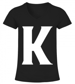 Letter K Alphabet Spell Words Name Initial Premium T-Shirt