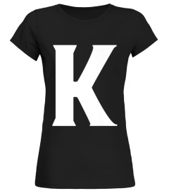 Letter K Alphabet Spell Words Name Initial Premium T-Shirt