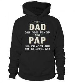 First Dad - Now Pap - Personalized Names