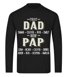 First Dad - Now Pap - Personalized Names