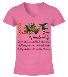 Grandma - Love grandmalife - Personalized names