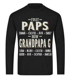 First Paps  - Now Grandpapa G - Personalized Names