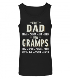 First Dad - Now Gramps - Personalized Names