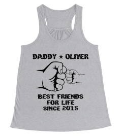 Daddy Mommy and Kid - Best Friend for life Personalized names & year