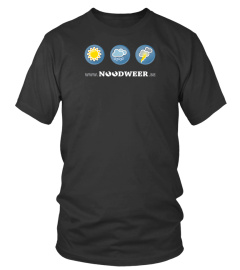 Noodweer Benelux: T-shirt (zwart)