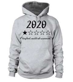 2020 Very Bad, Would Not Recommend, 1 Star Review Shirt, Disappointing 2020, 2020 Sucks, Quarantine, Social Distancing, Worst Year Ever