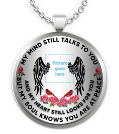 BIRDS ROSE MY MIND STILL TALKS TO YOU PREMIUM PERSONALIZED NECKLACE