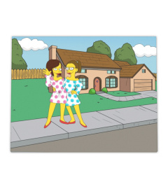 #1120 #1186 Sophie M 2 / Corps entier / Maison / Imp toile A4