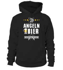 Angeln und Bier Fischen Karpfen Barsch