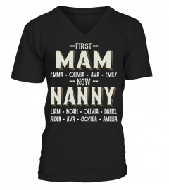 First Mam - Now Nanny - Personalized Names