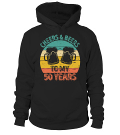 Cheers And Beers To My 50 Years T-Shirt