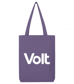 Purple Color Volt Tote Bag