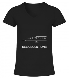 Quadratic Formula Geek Math Teacher Engineer T-Shirt