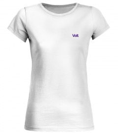 Organic Mini Volt Woman T-Shirt (White/Grey)