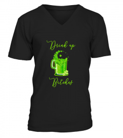 Drink Up Bitches Funny St Patricks Day Beer T Shirt