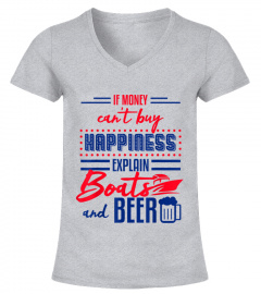 Funny Boats And Beer Boating Pontoon Sarcastic Captain Gift T-Shirt