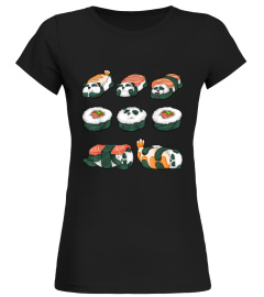 Panda Sushi Hug Shirt Cute Animal Maki Lover Funny Food Gift